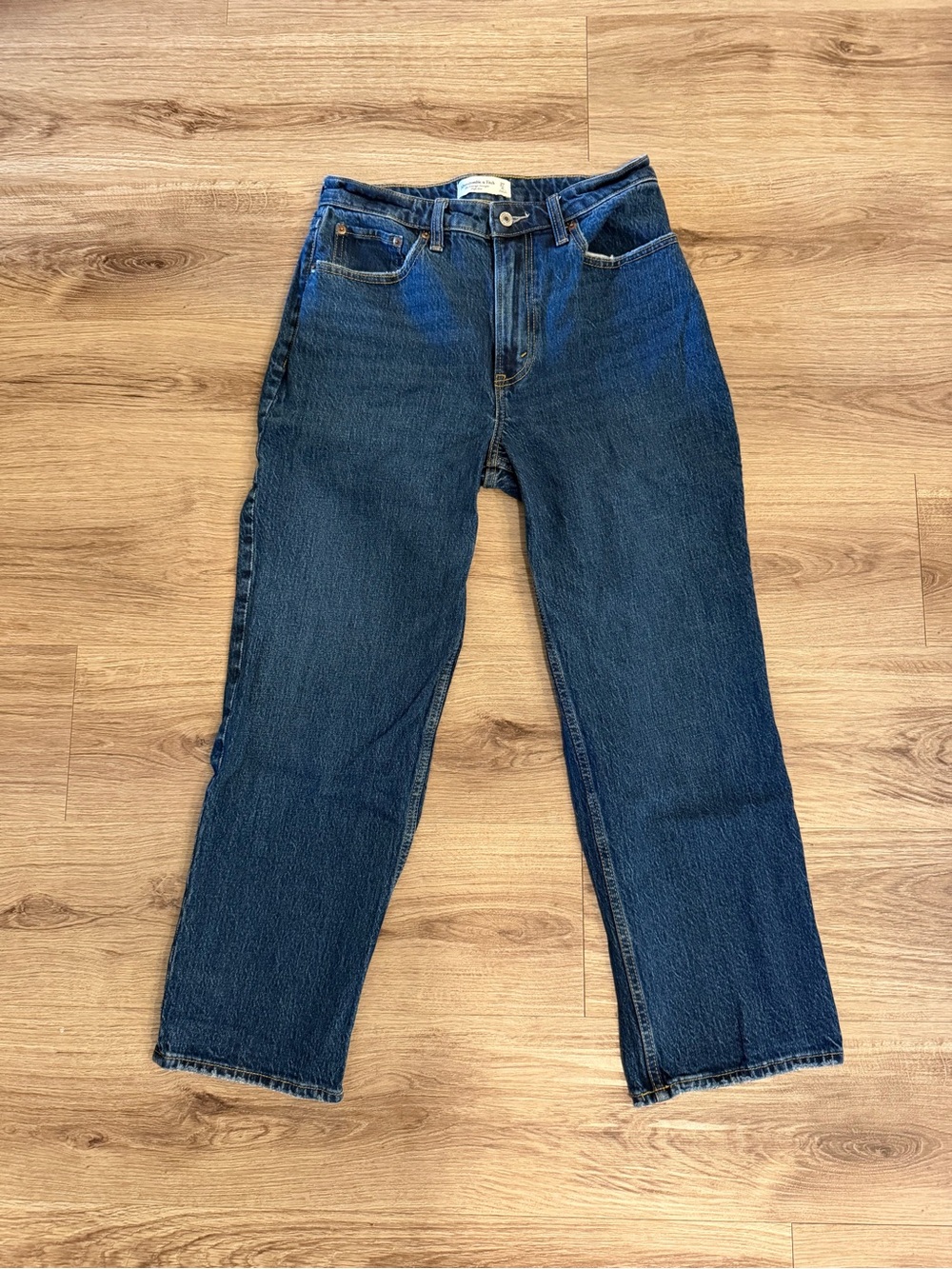 Abercrombie & Fitch Vintage Straight High Rise Jeans